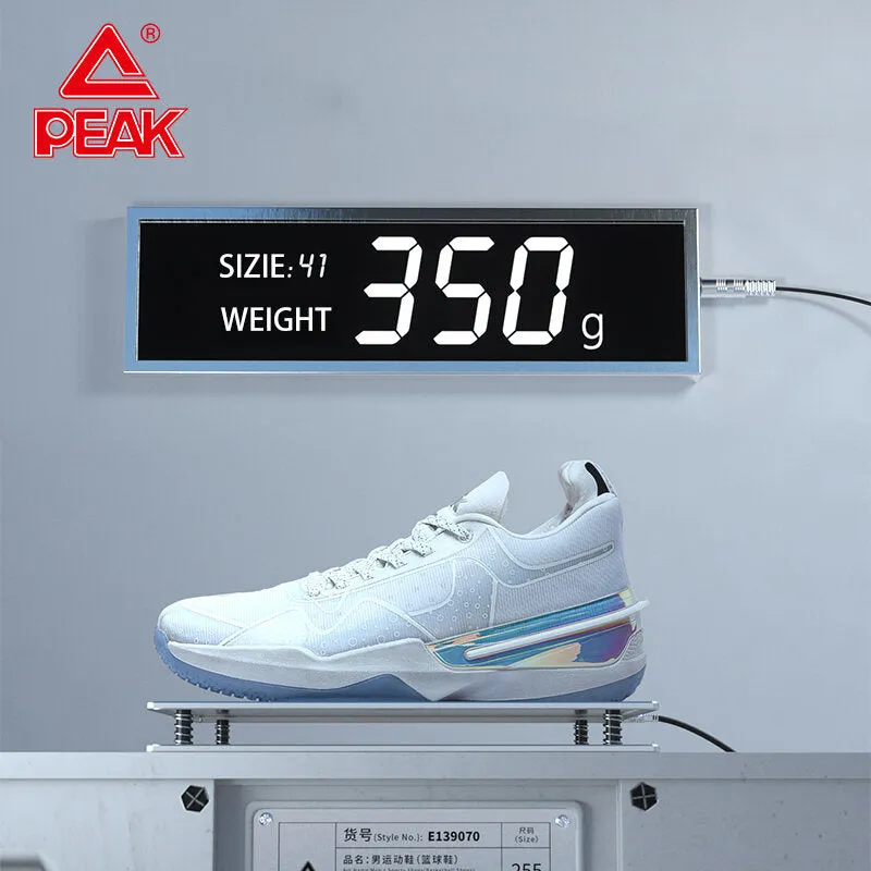 PEAK FLASH 3.0 Basketball Shoes Men TAICHI Sneakers Black White