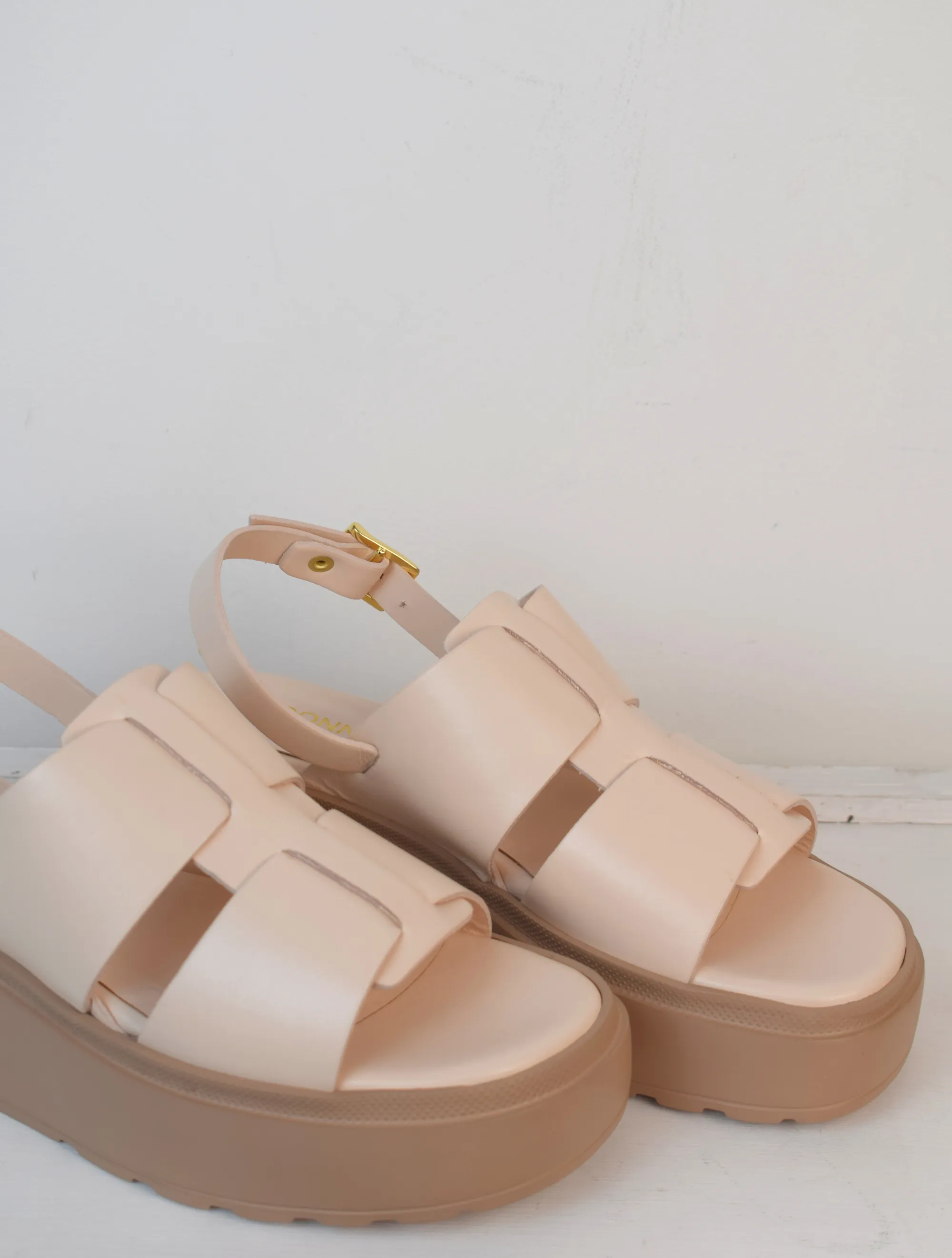 Phuket Platform Sandal Latte