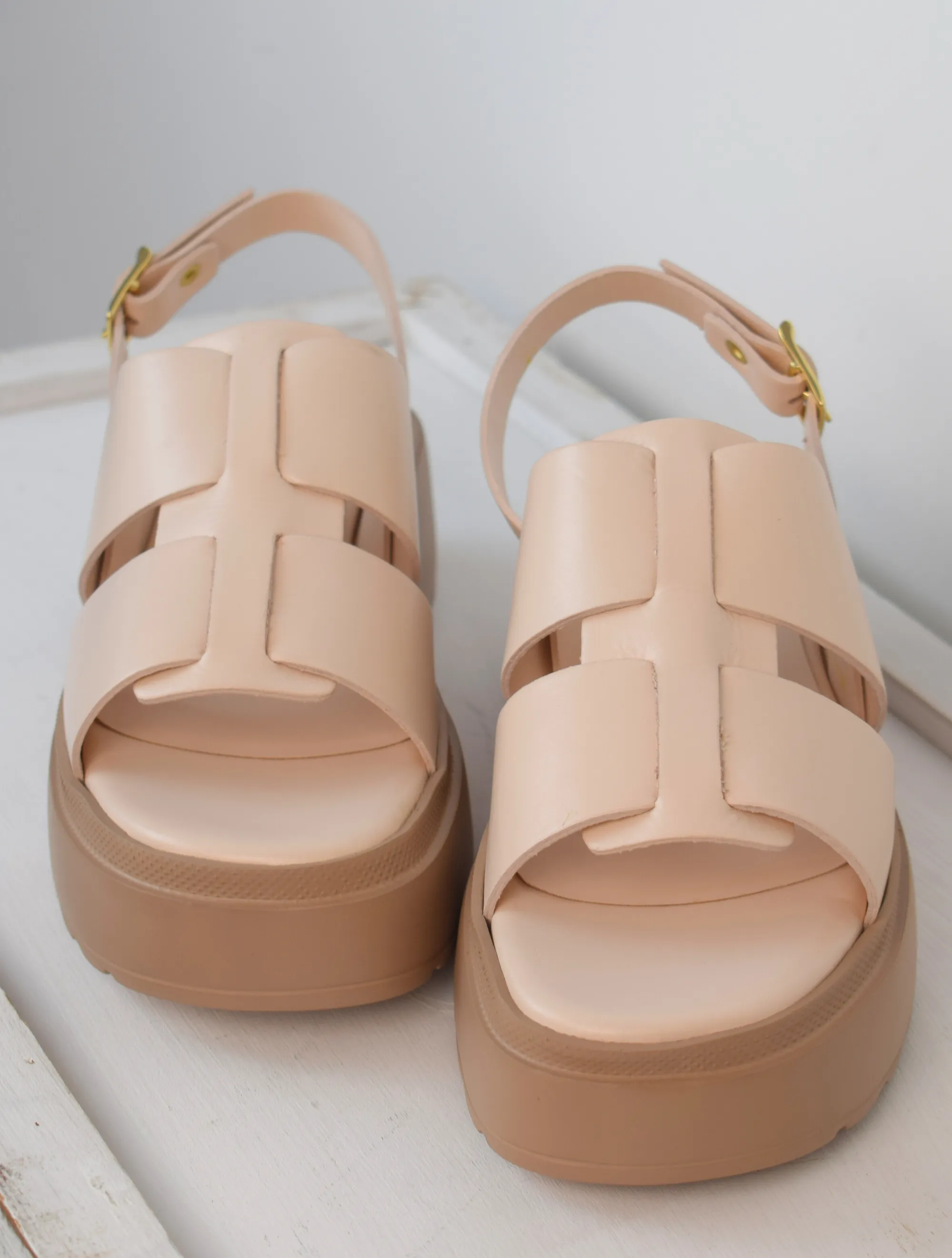 Phuket Platform Sandal Latte