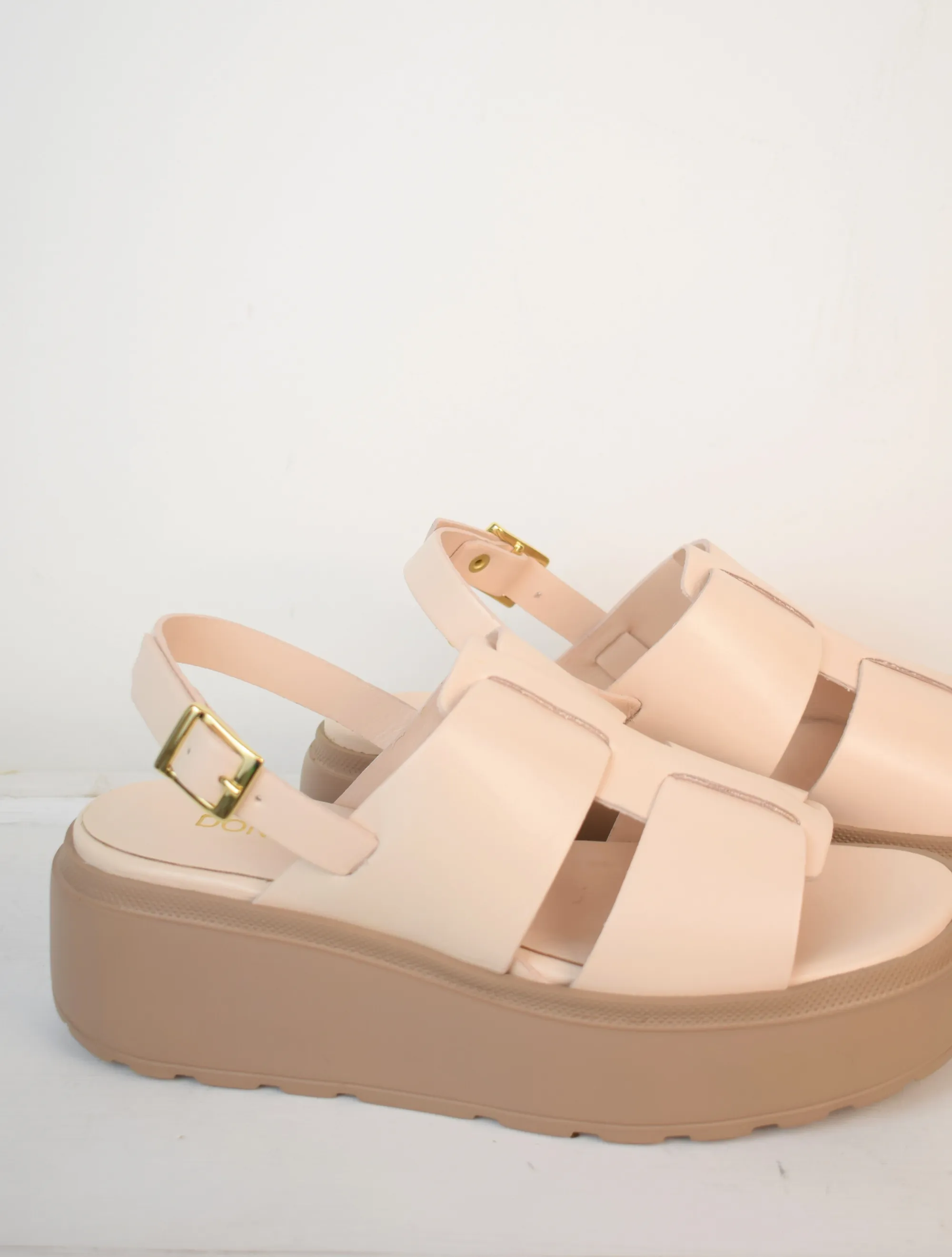 Phuket Platform Sandal Latte