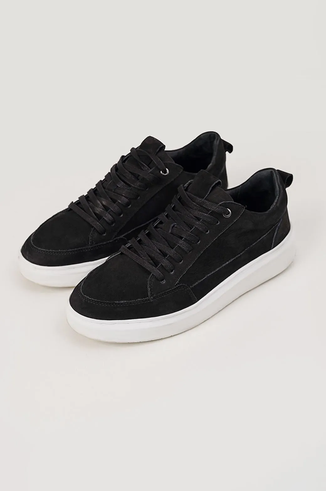 PLATFORM LEATHER SNEAKERS