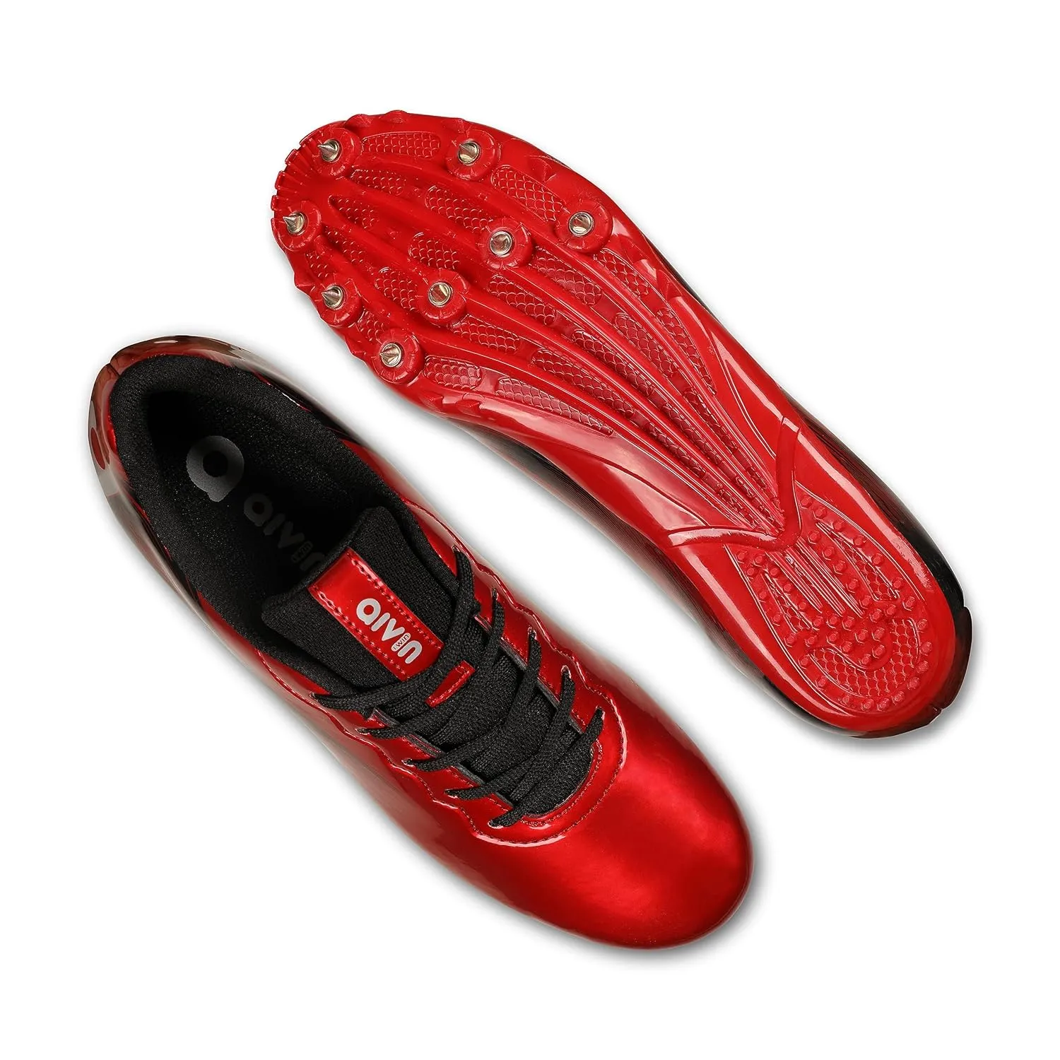 Race Running Spikes Running Shoes For Men (Red)