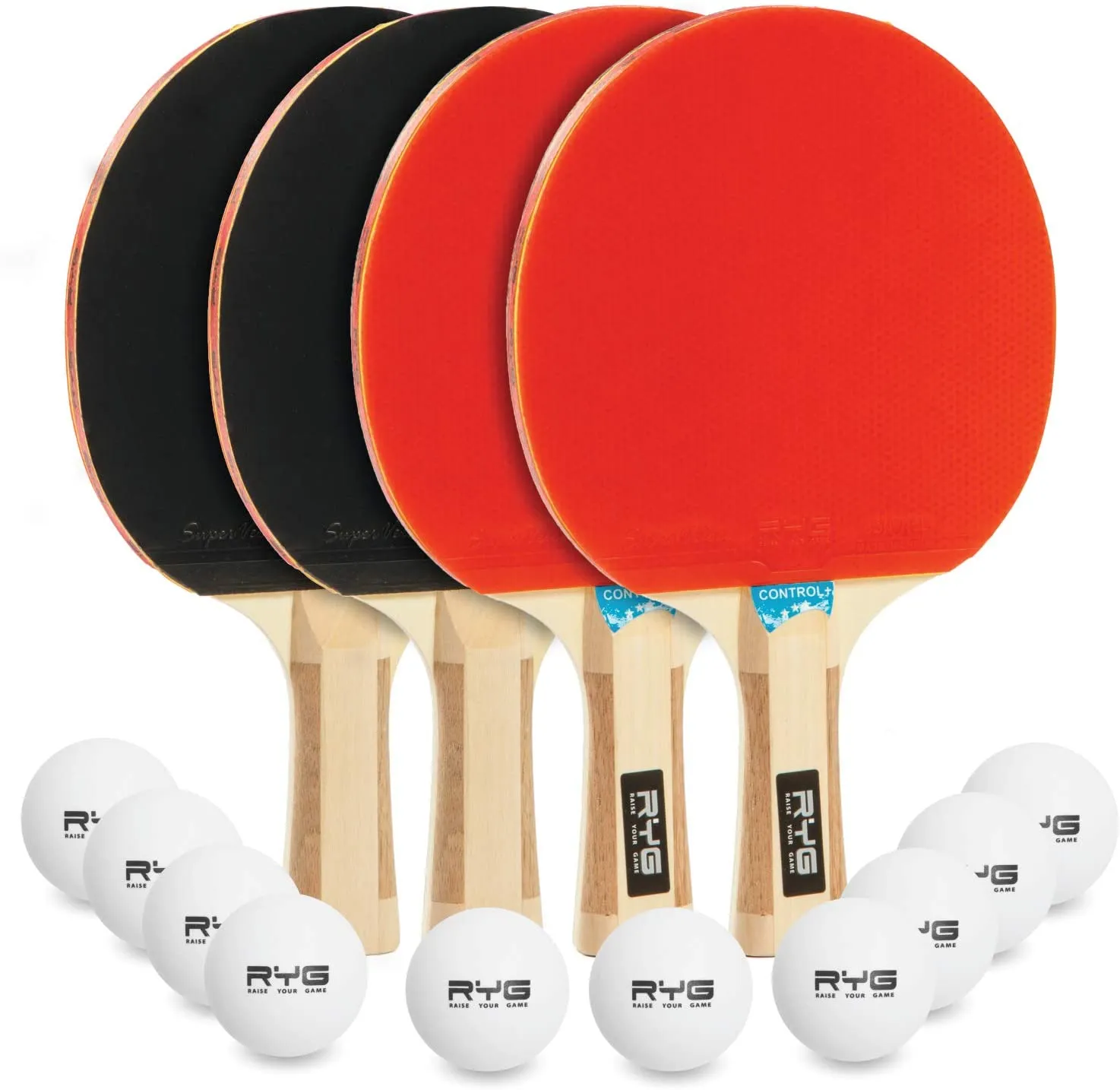 Raise Your Game Ping Pong Paddle Set