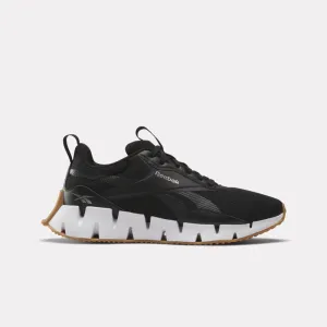 Reebok Footwear Women Zig Dynamica STR Shoes CBLACK/FTWWHT/SILVMT