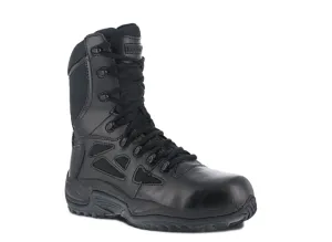 Reebok Men's Rapid Response 8" Stealth Boot With Side Zipper