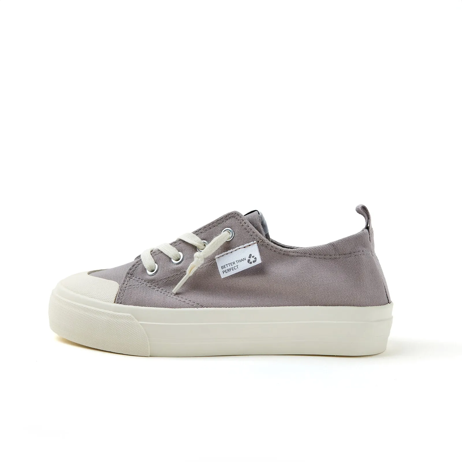 REMADE Lilac Platform slip-on sneakers