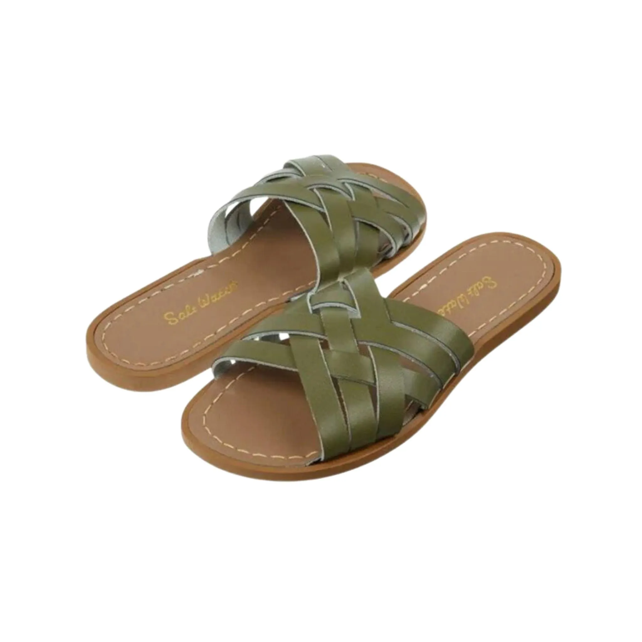 Retro Slide Adult - Olive