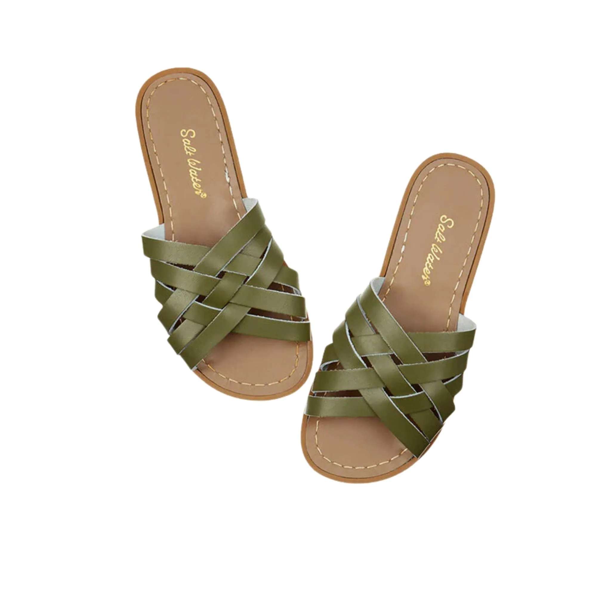 Retro Slide Adult - Olive