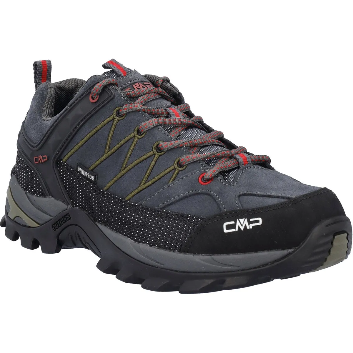 Rigel Low WP Adult Outdoor Shoe - Titanio-Chili