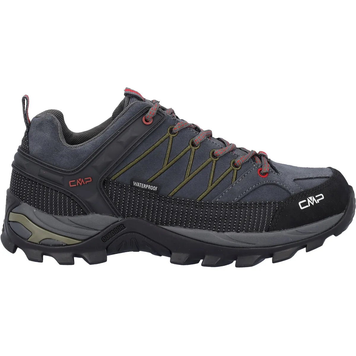 Rigel Low WP Adult Outdoor Shoe - Titanio-Chili