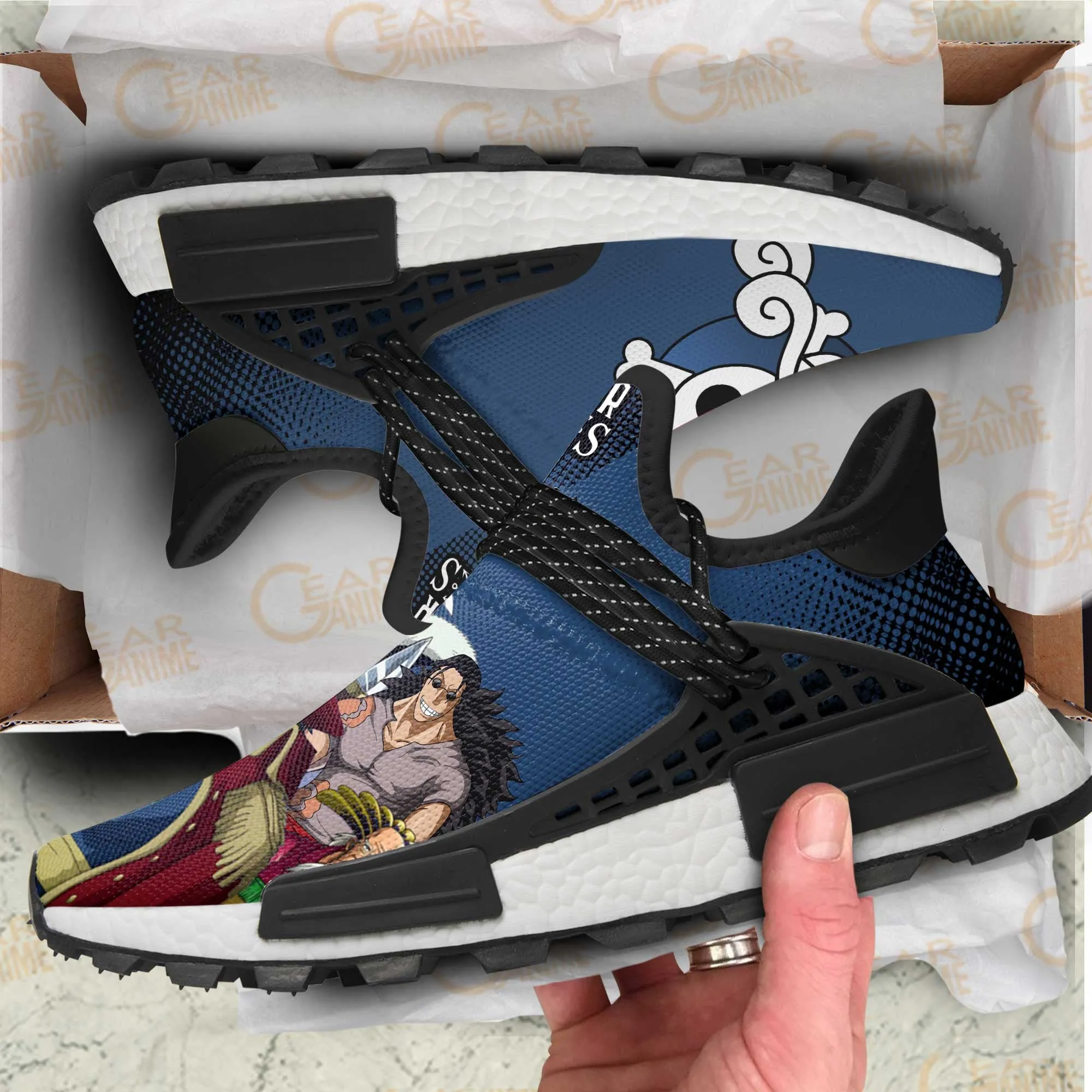 Roger Pirates Shoes OP Custom Anime Shoes TT12