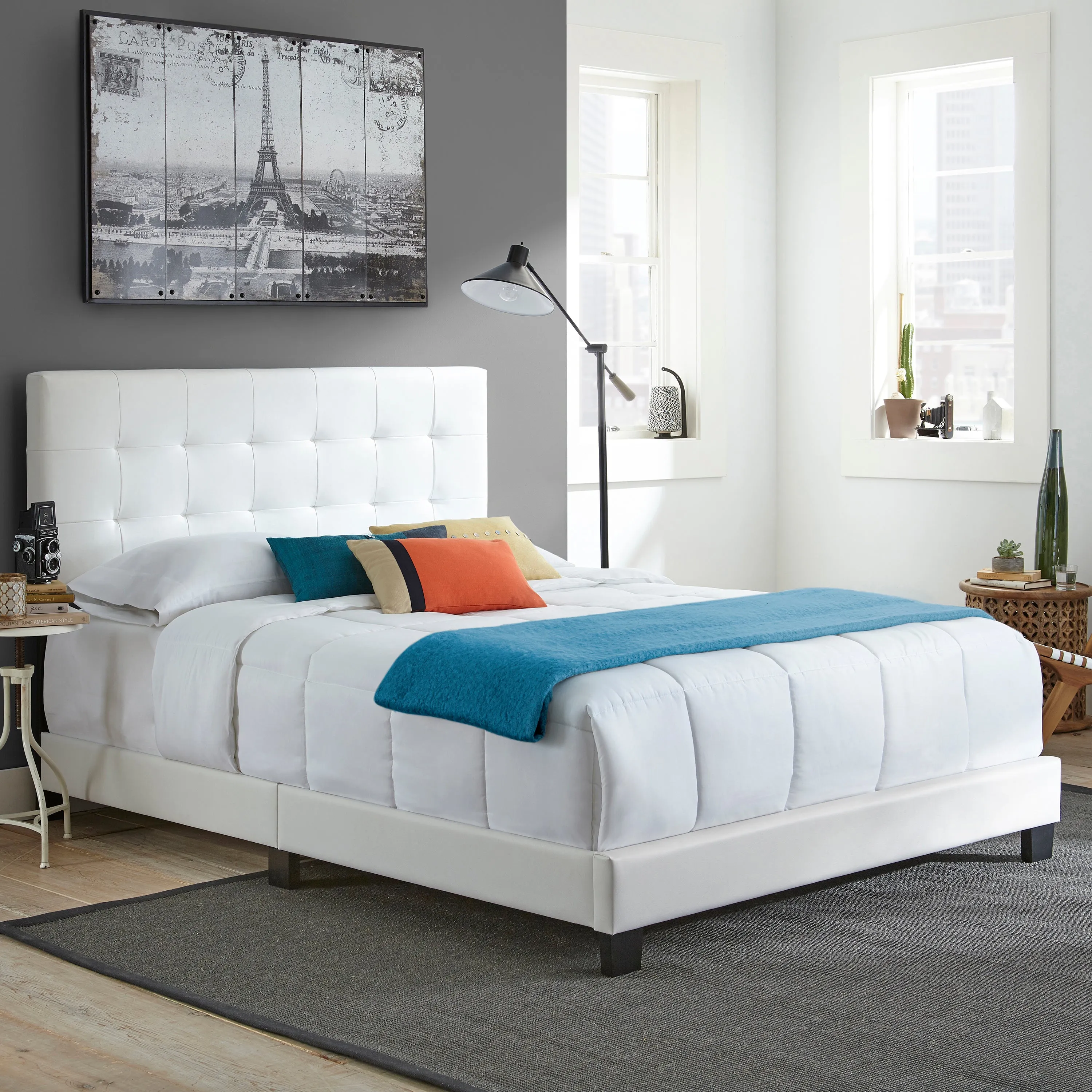 Roma Upholstered Platform Bed