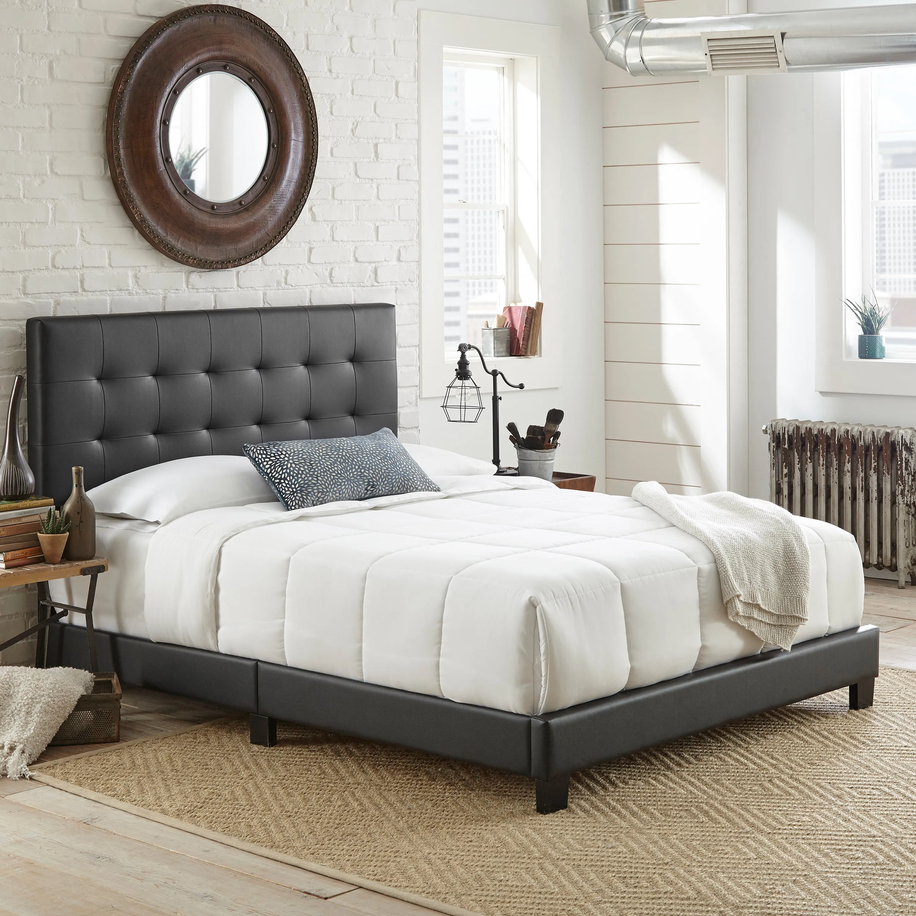 Roma Upholstered Platform Bed