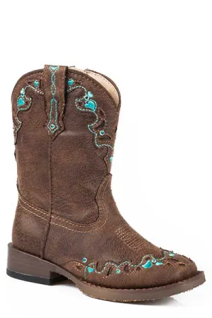 Roper Toddler Girls Heart Boots Style 09-017-1901-0997