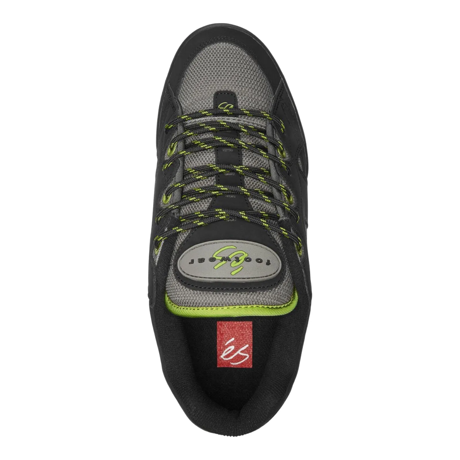 ÉS ONE NINE 7 BLACK / LIME SKATEBOARD SHOES