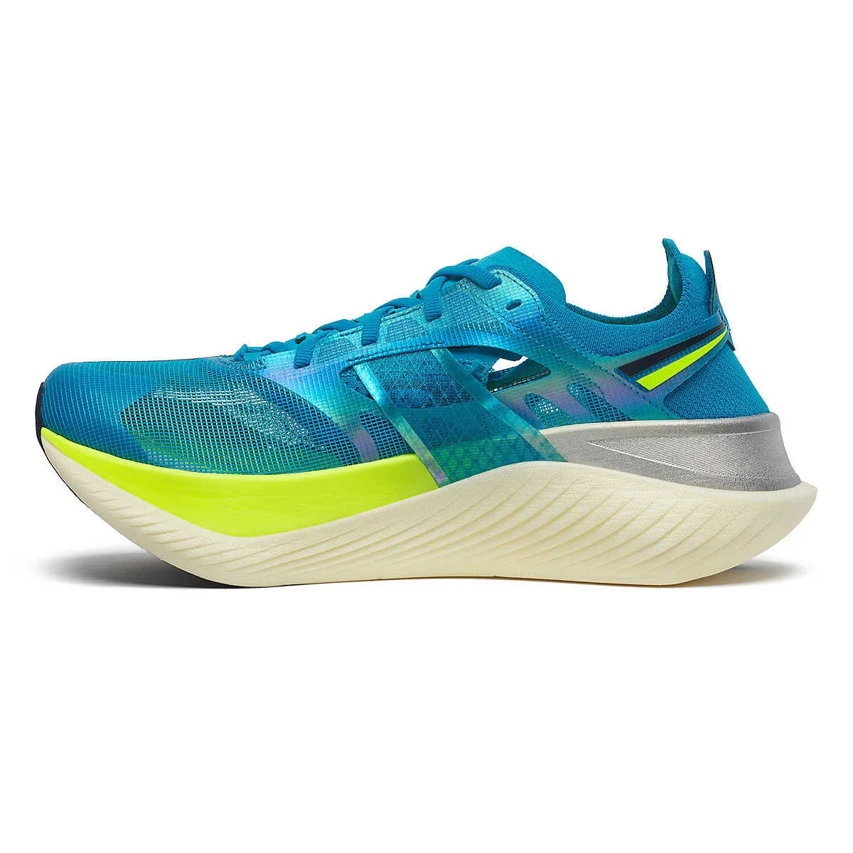 Saucony Endorphin Elite Running Shoes - Mens - Viziblue/Citron