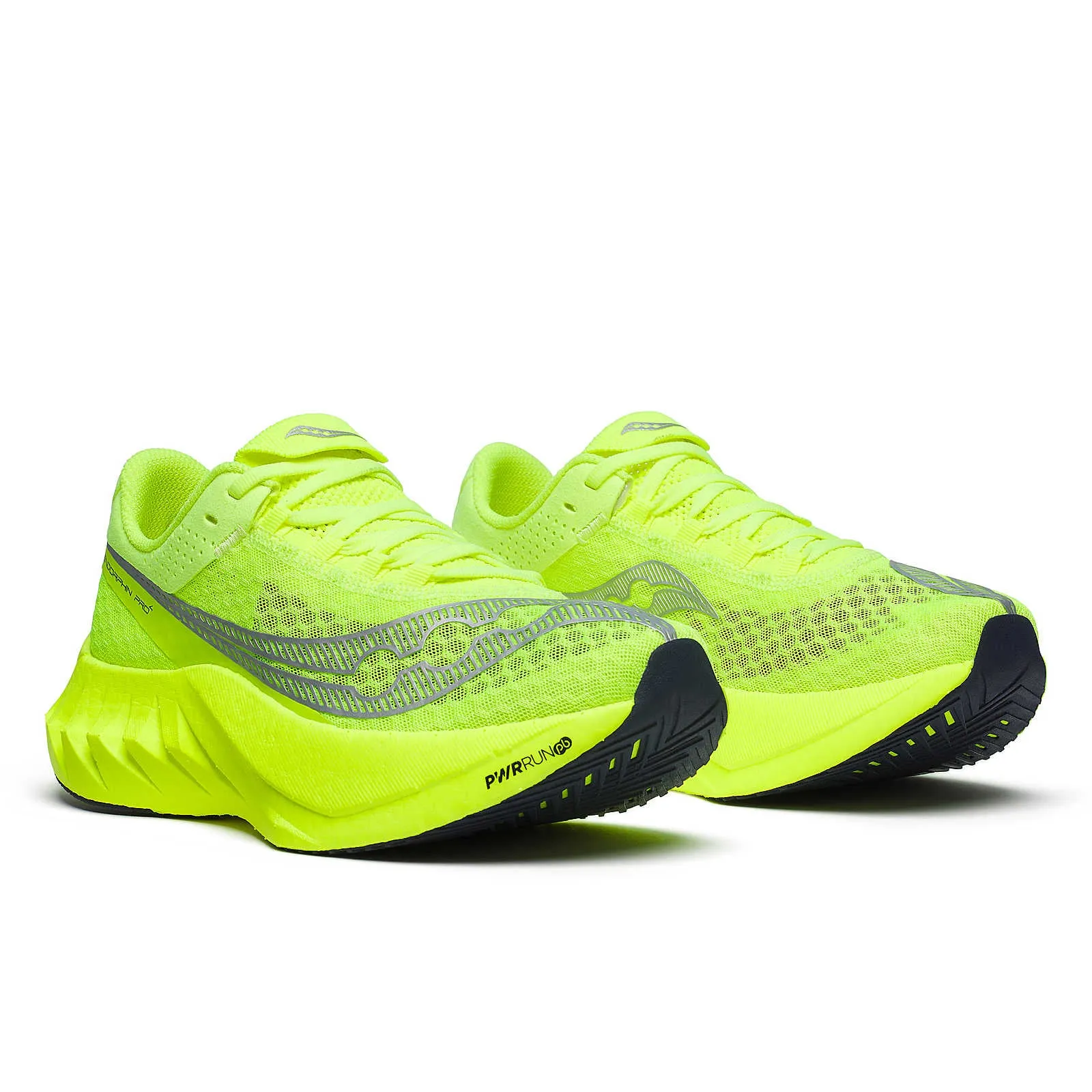 Saucony Men's Endorphin Pro 4 Running Shoes Citron / Silver