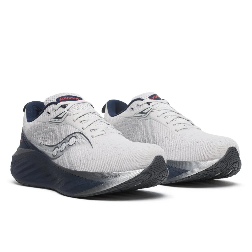 Saucony Men's Triumph 22 Wide - Cloud/Navy