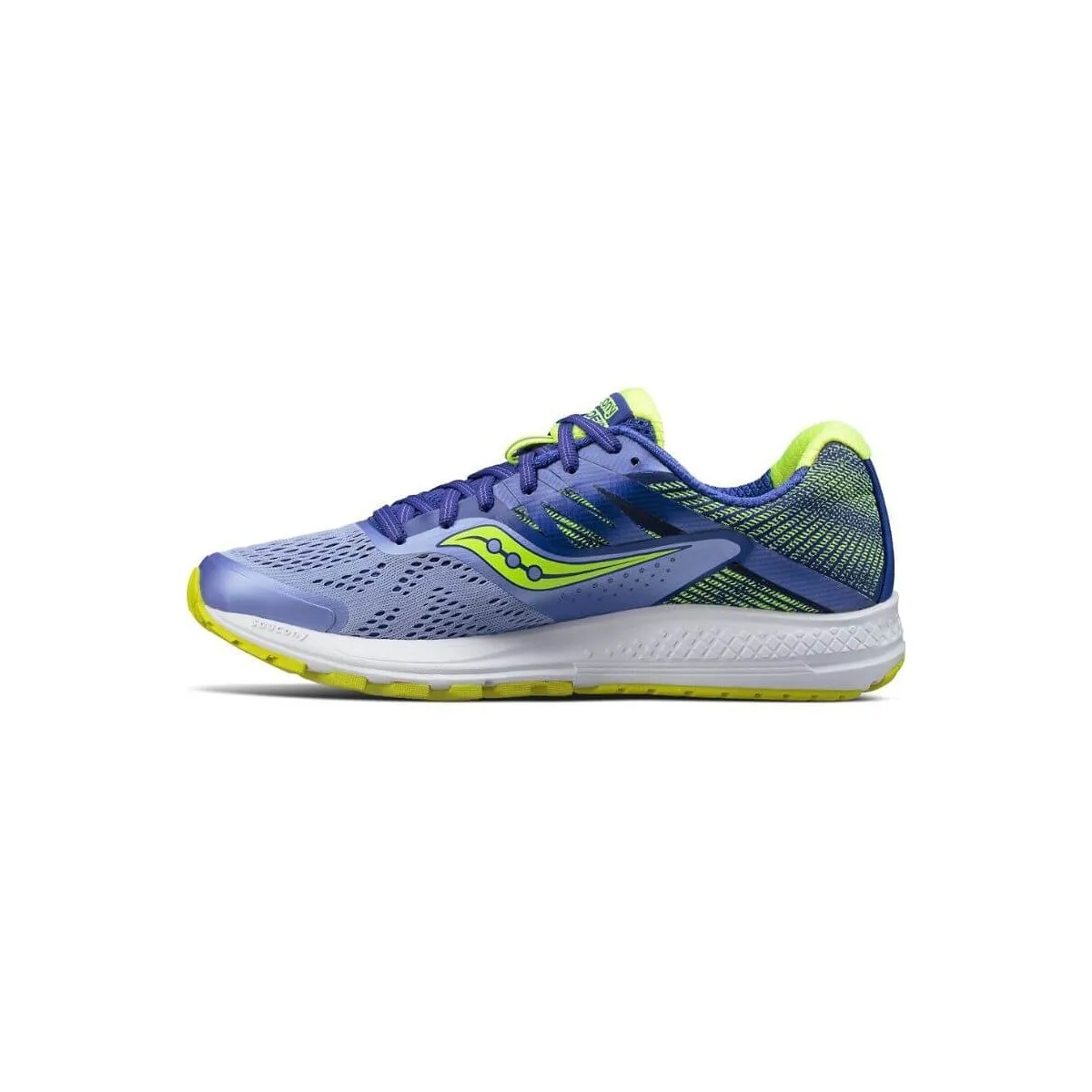 Saucony Ride 10 Purple Lime Woman Shoes