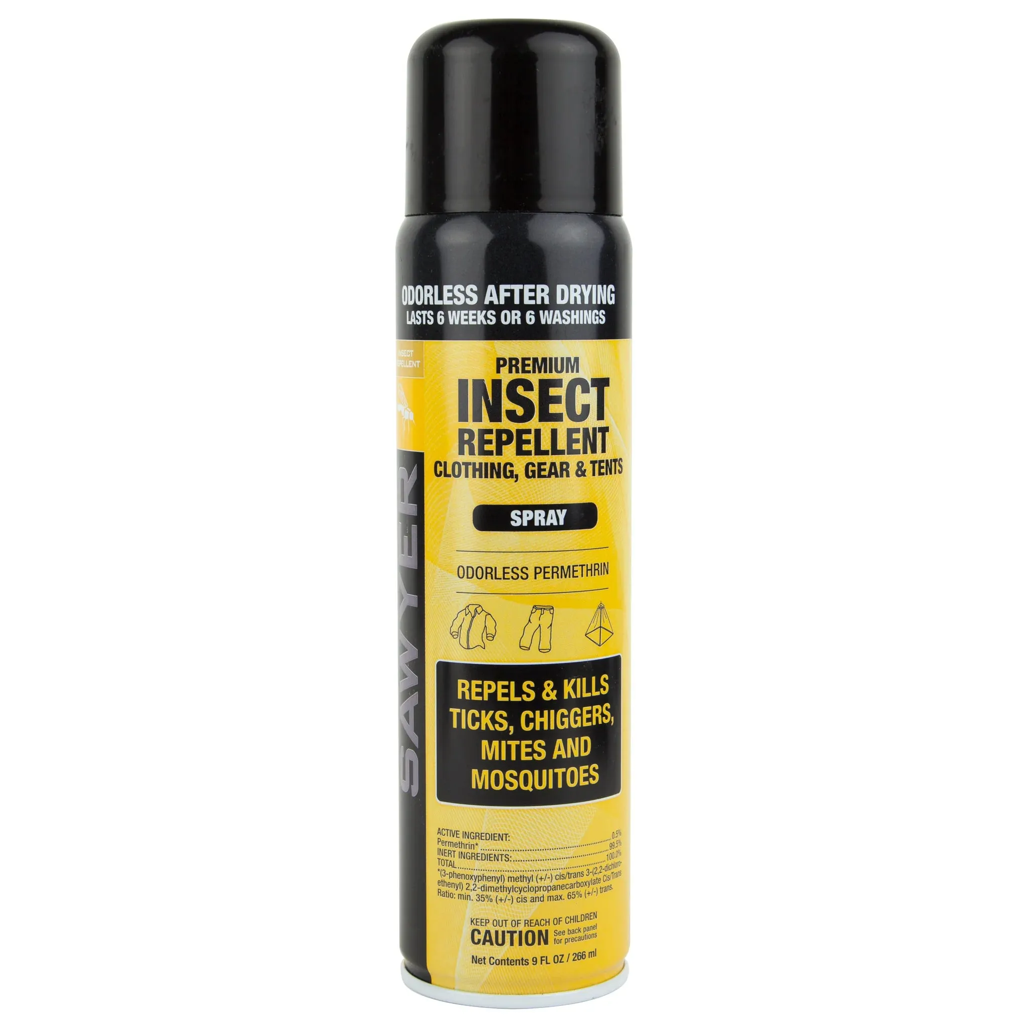 Sawyer Premium Insect Repellent Clothing, Gear & Tents - 9 oz Aerosol