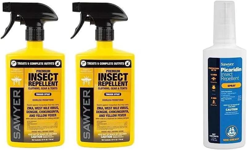 Sawyer Products SP657 Premium Permethrin Insect Repellent for Clothing, Gear & Tents, Trigger Spray, 24-Ounce