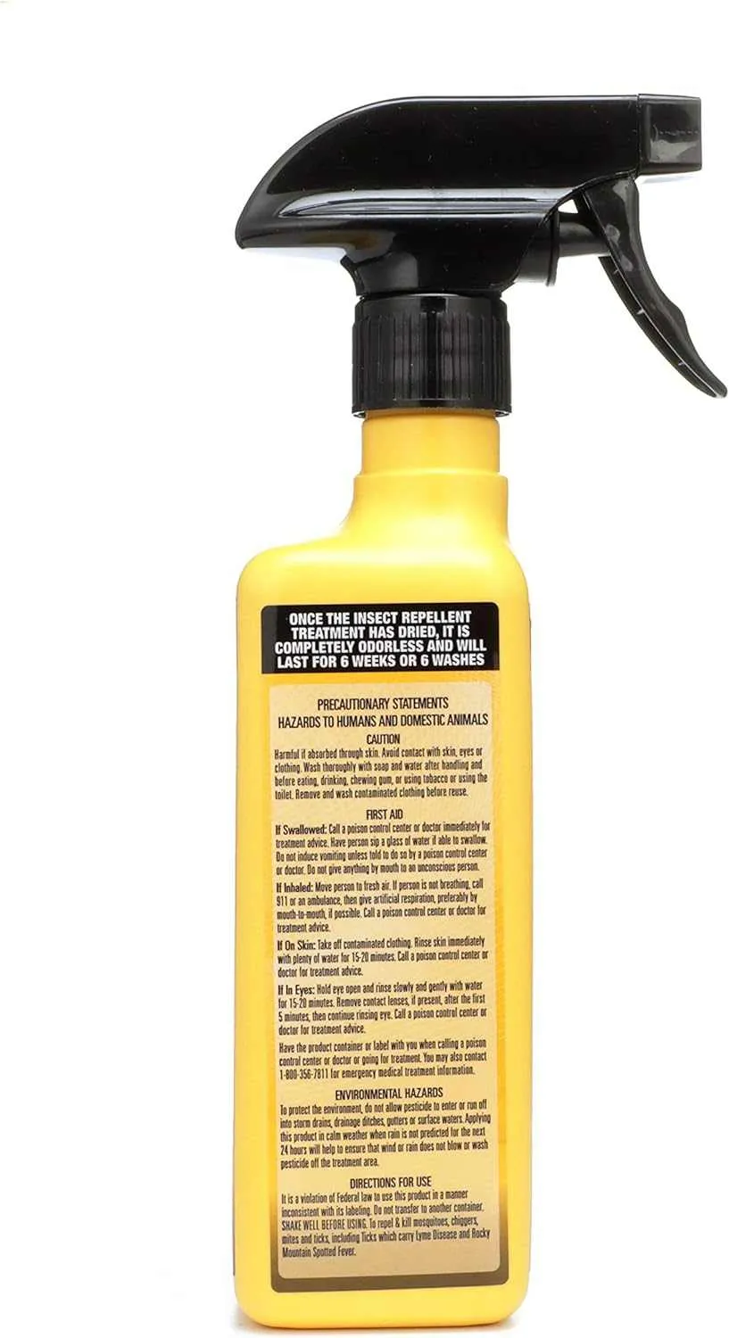 Sawyer Products SP657 Premium Permethrin Insect Repellent for Clothing, Gear & Tents, Trigger Spray, 24-Ounce