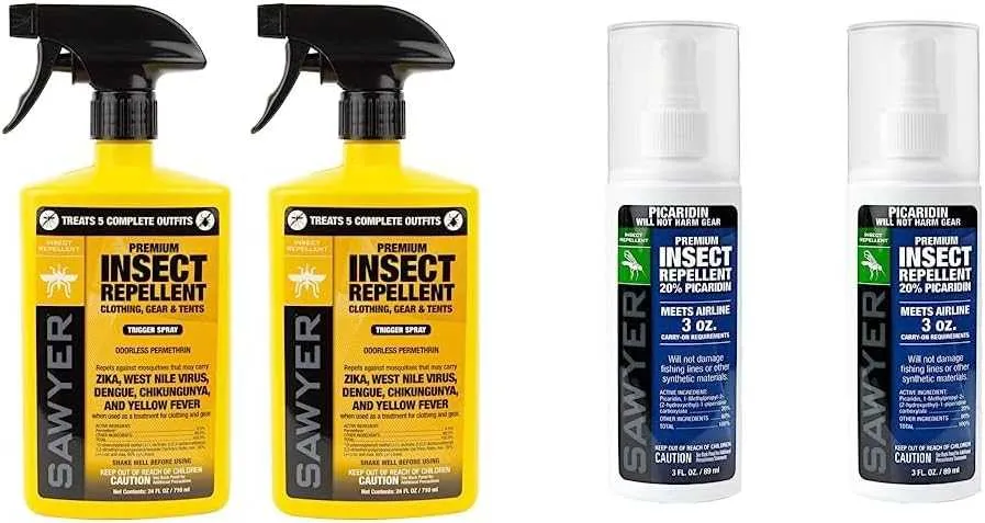 Sawyer Products SP657 Premium Permethrin Insect Repellent for Clothing, Gear & Tents, Trigger Spray, 24-Ounce