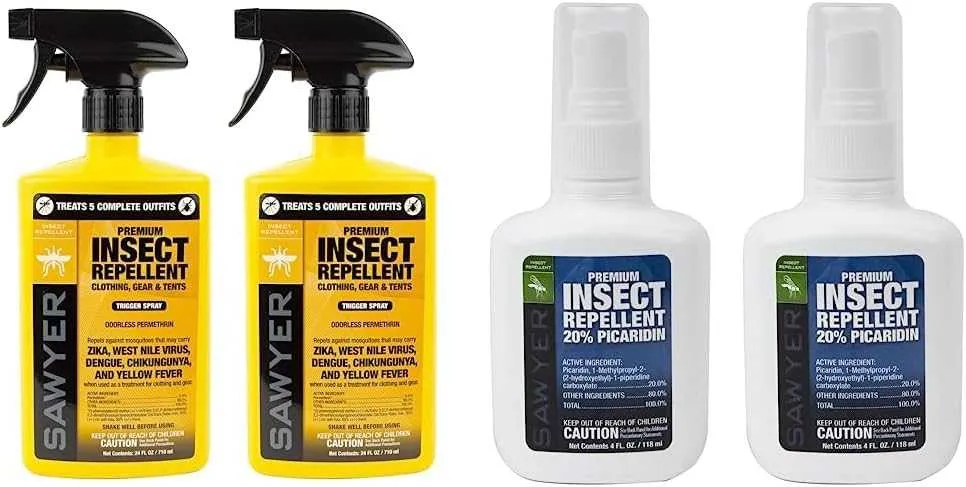 Sawyer Products SP657 Premium Permethrin Insect Repellent for Clothing, Gear & Tents, Trigger Spray, 24-Ounce