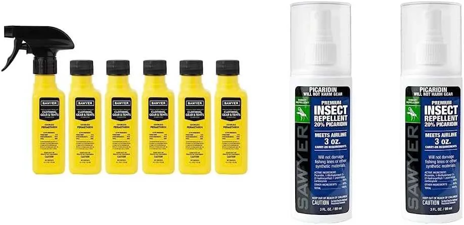 Sawyer Products SP657 Premium Permethrin Insect Repellent for Clothing, Gear & Tents, Trigger Spray, 24-Ounce