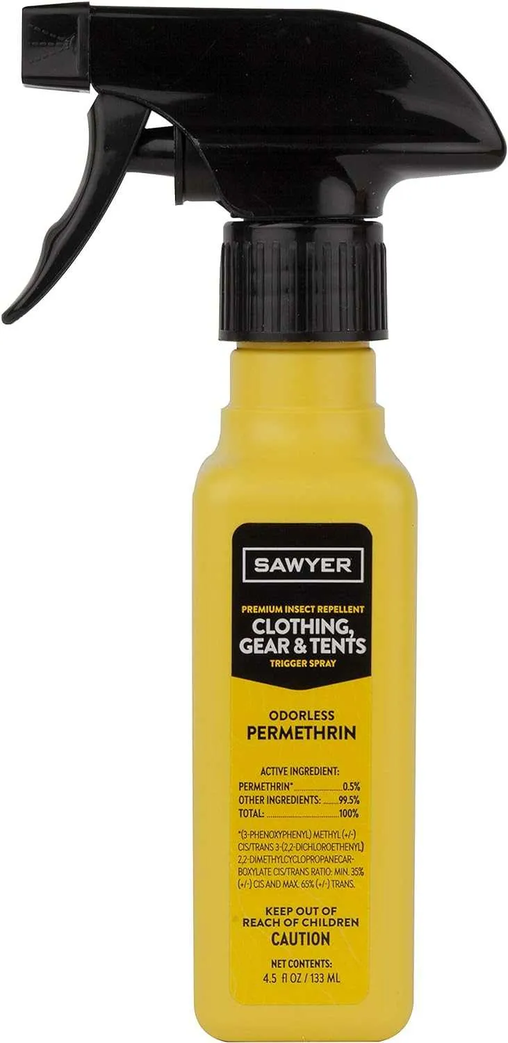 Sawyer Products SP657 Premium Permethrin Insect Repellent for Clothing, Gear & Tents, Trigger Spray, 24-Ounce