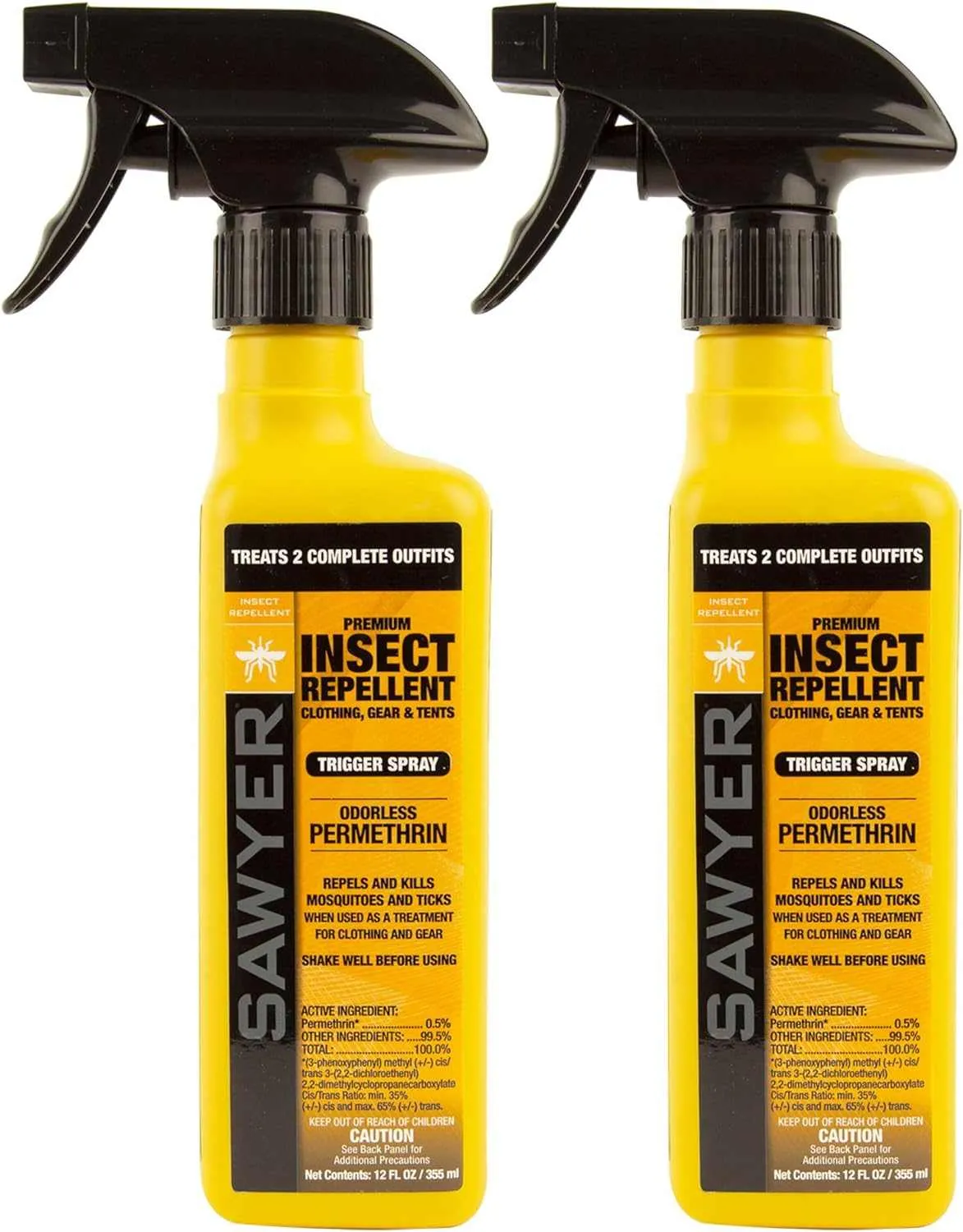 Sawyer Products SP657 Premium Permethrin Insect Repellent for Clothing, Gear & Tents, Trigger Spray, 24-Ounce