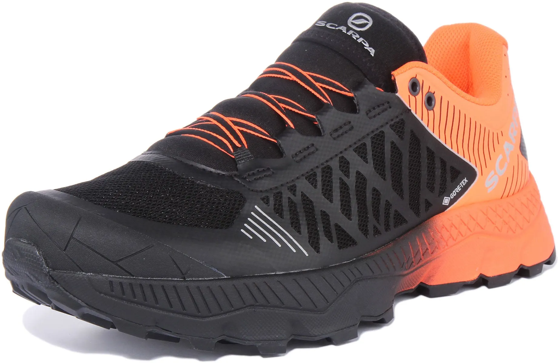 Scarpa Spin Ultra GTX In Black Orange For Men