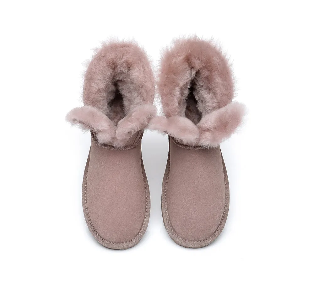 Sheepskin Bunny Boots Women Lopunny