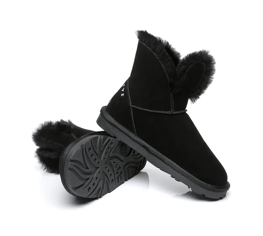 Sheepskin Bunny Boots Women Lopunny