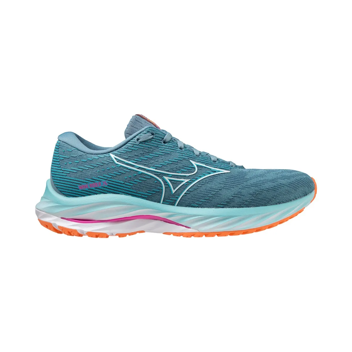 Shoes Mizuno Wave Rider 26 Blue Orange  Women