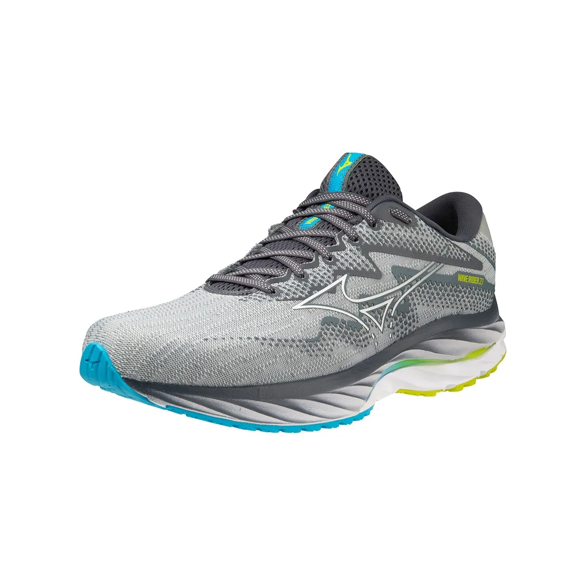 Shoes Mizuno Wave Rider 27 Grey White