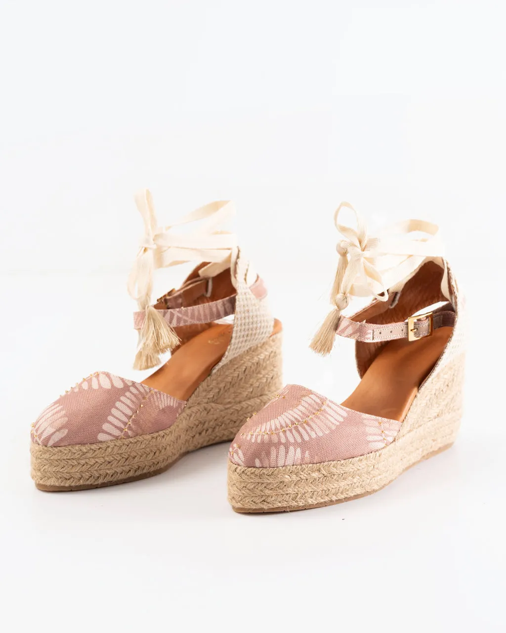 Silvia Cobos Palmar Espadrille Beige