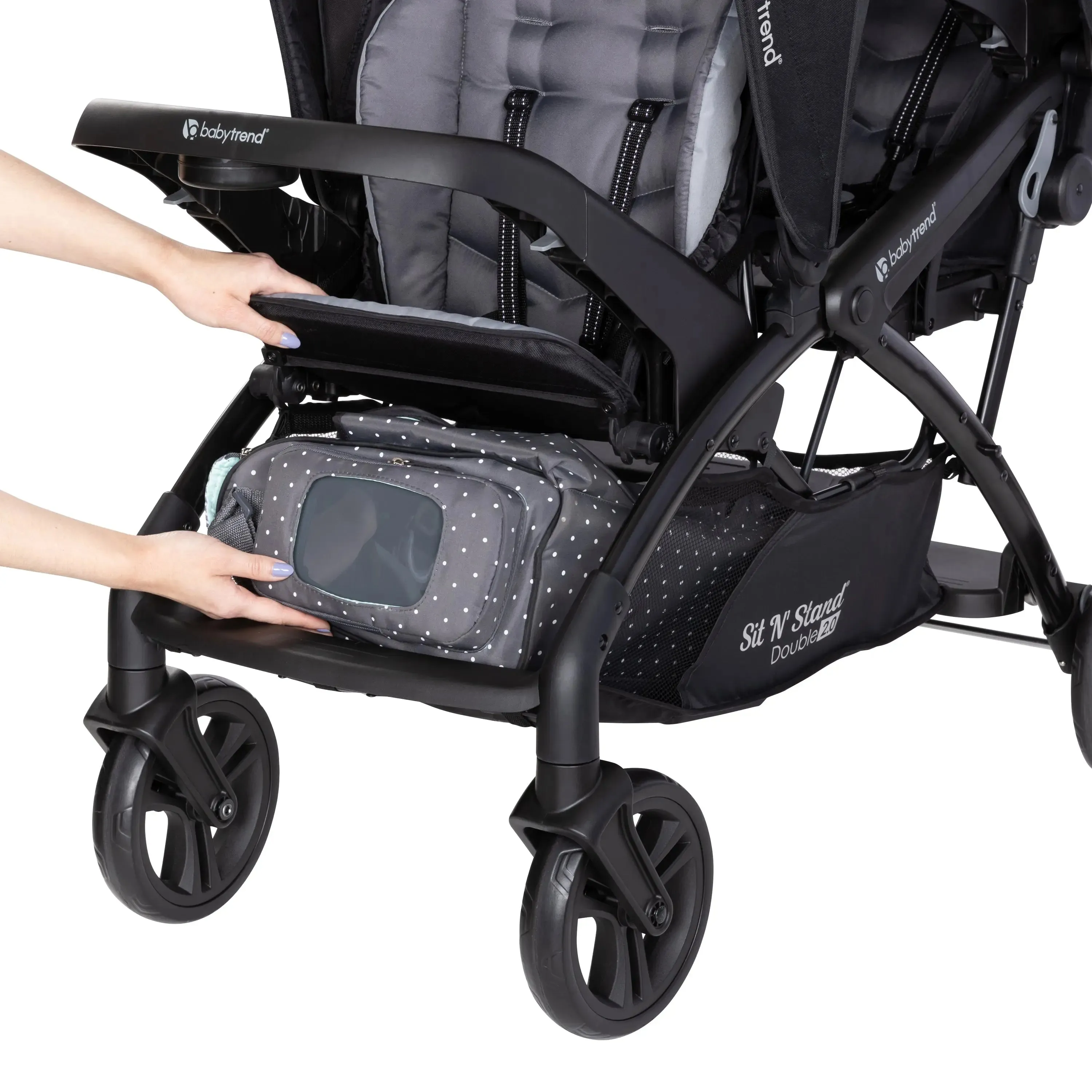 Sit N' Stand® Double 2.0 Stroller - Dash Black (Canada Exclusive)