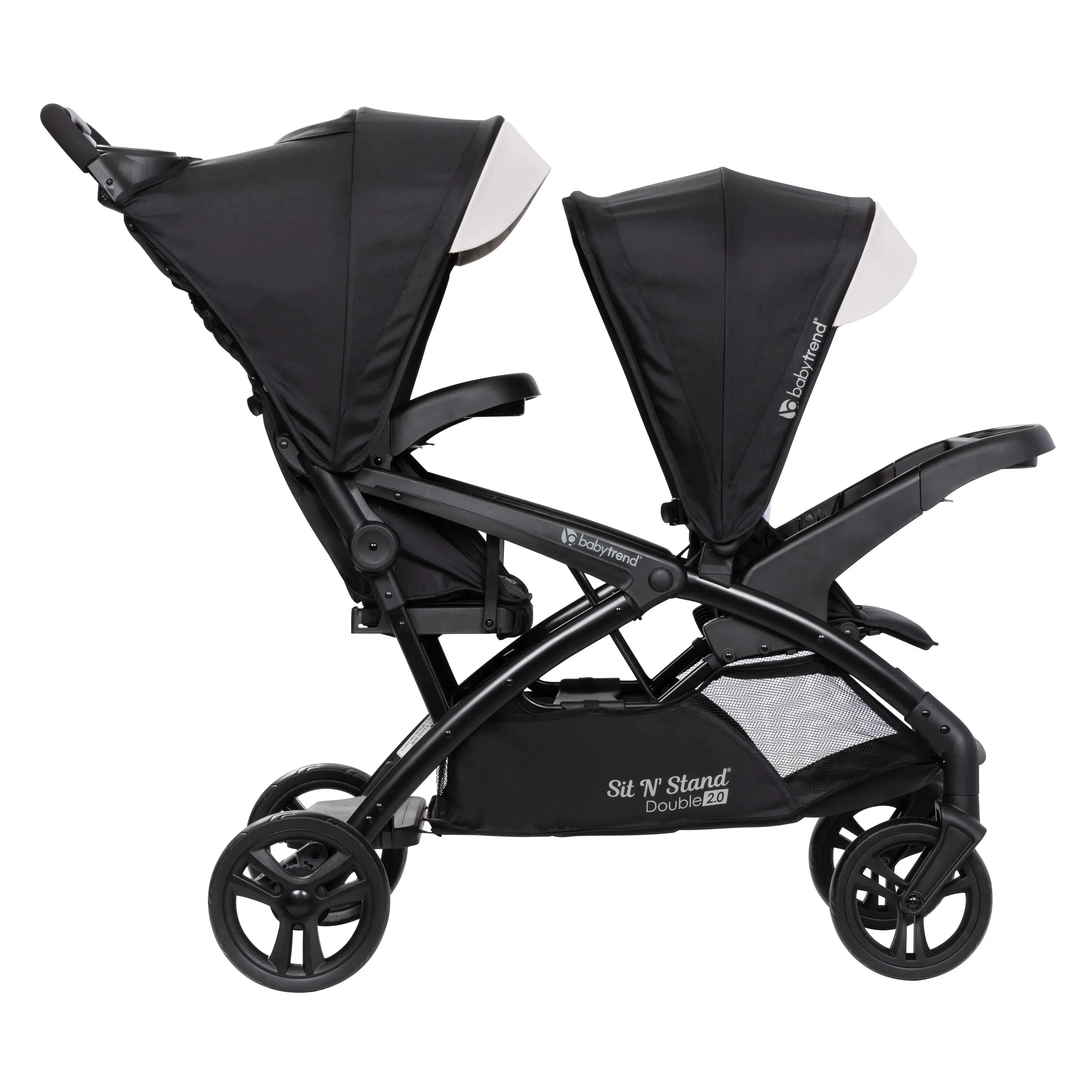 Sit N' Stand® Double 2.0 Stroller - Modern Khaki (VM Innovations Exclusive)