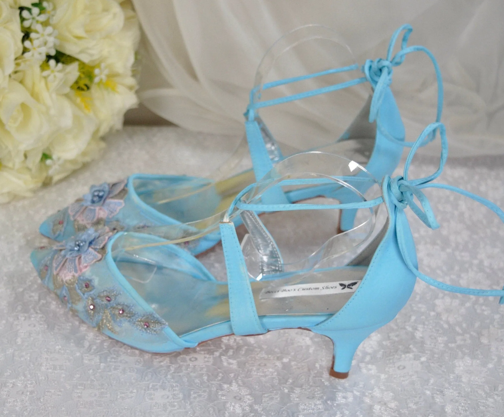 'Something Blue' Wedding Shoes- UK5/US7.5