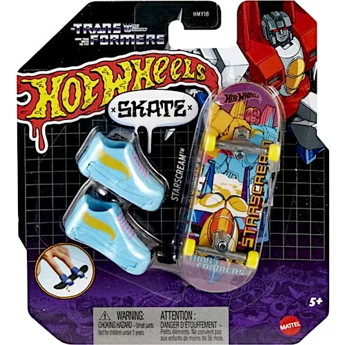 Starscream Transformers Hot Wheels Skate Fingerboard and Shoes