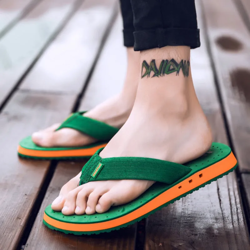 Summer Flip Flops Men's Sandals And Slippers Men's Beach Shoes