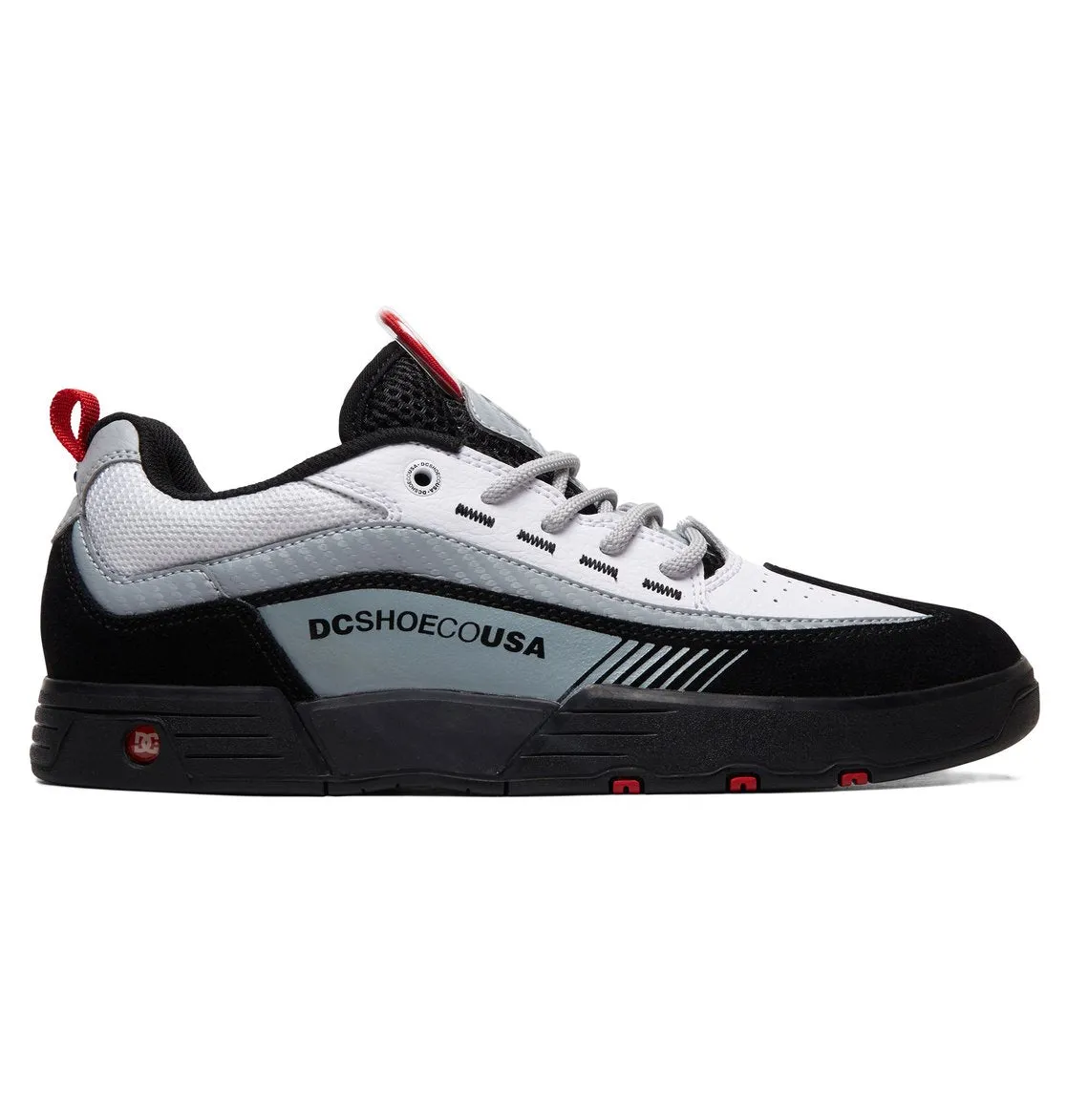 Tênis DC Shoes Legacy 98 Slim Imp Black / Grey / Red