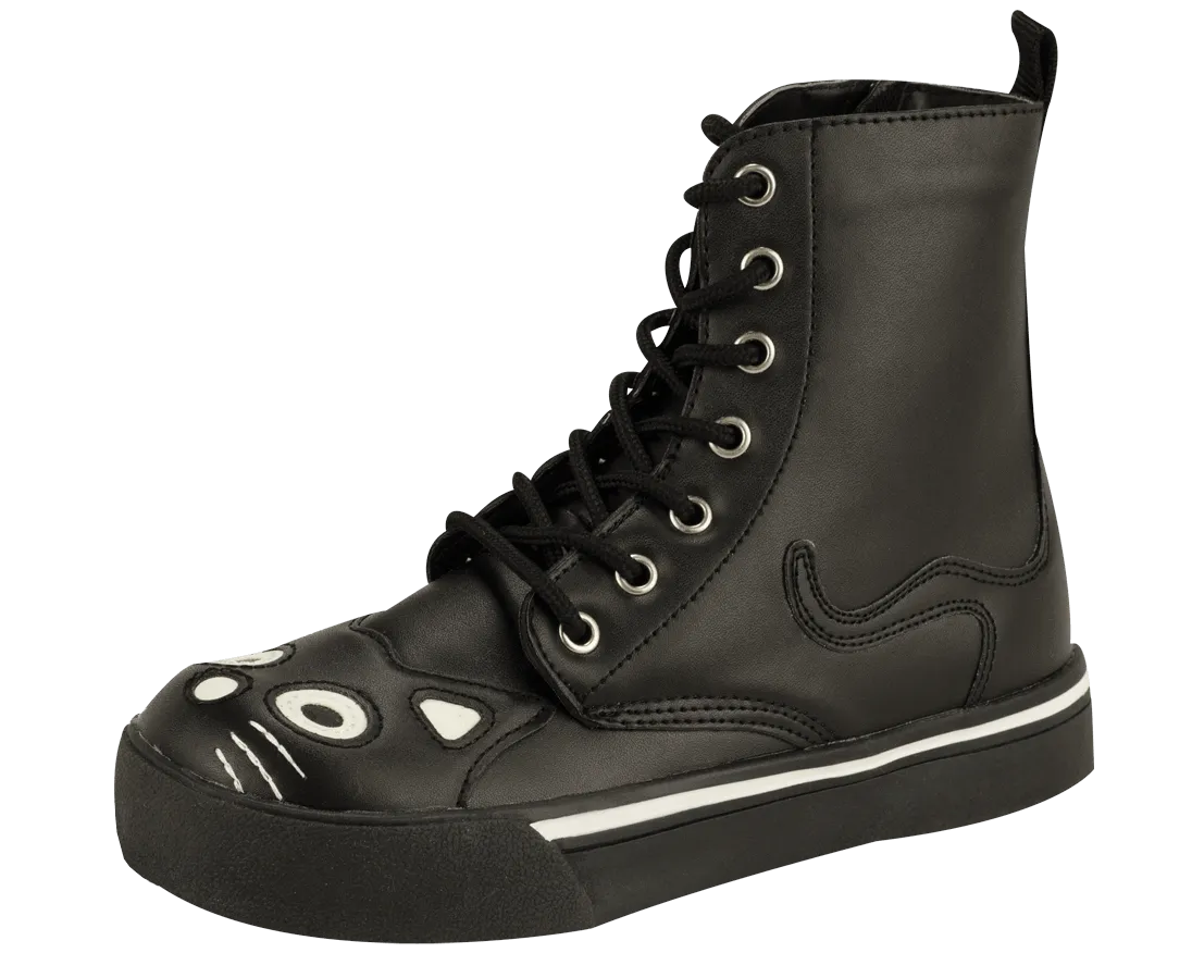 TUK-A6570L Black Kitty Sneaker Boot