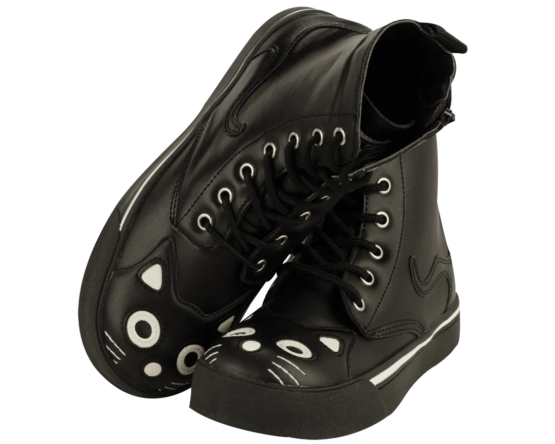 TUK-A6570L Black Kitty Sneaker Boot