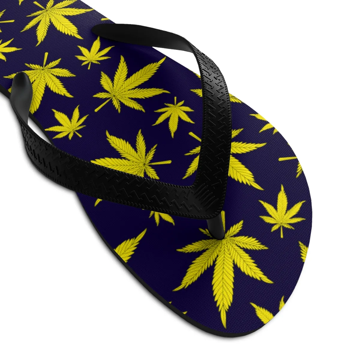 Unisex Flip-Flops cannabis flowers