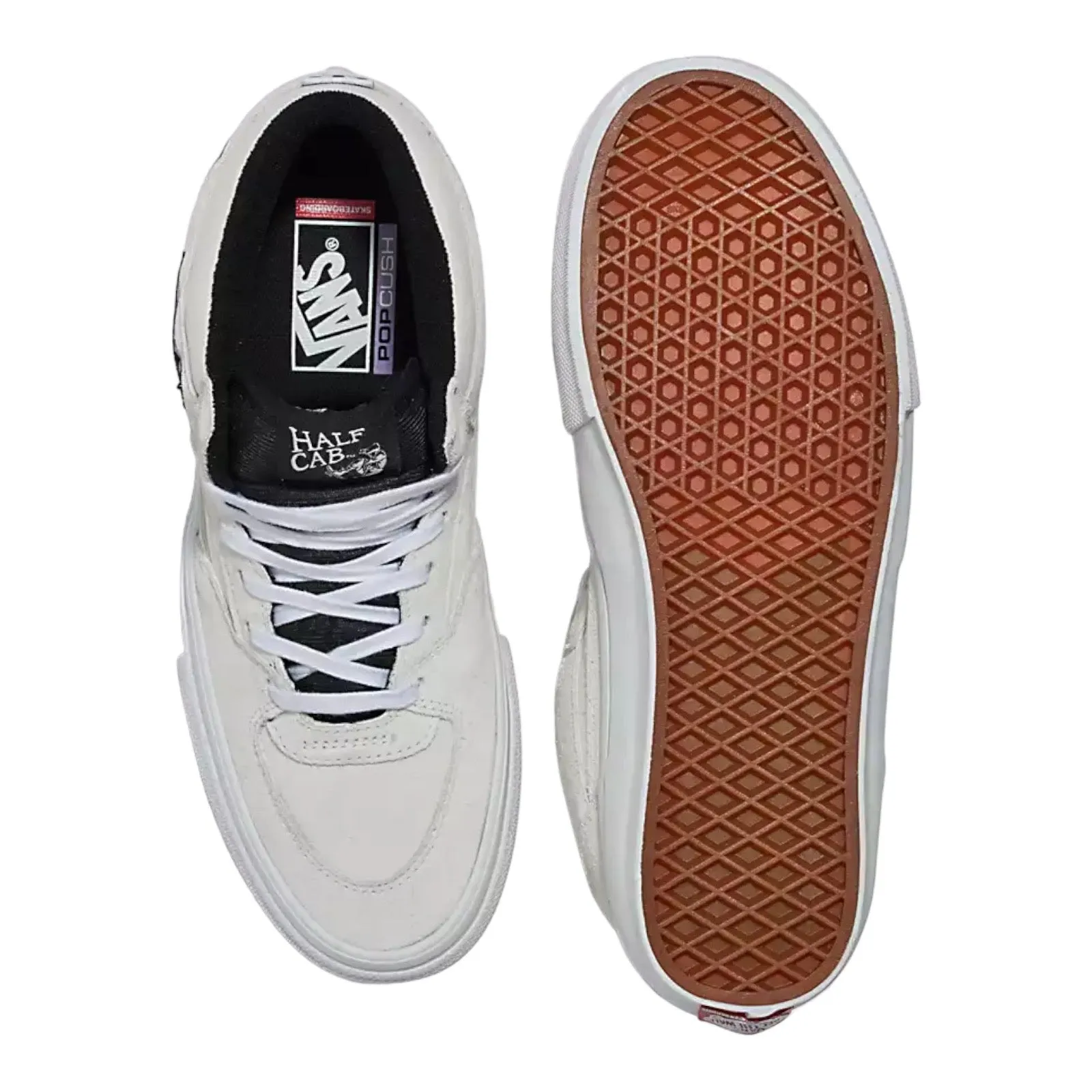 VANS SKATEBOARDING HALF CAB WHITE/BLACK