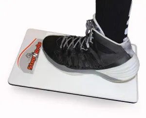 White Basketball Court Traction Board - Gel Mat Technology Shoe Sticky Pad