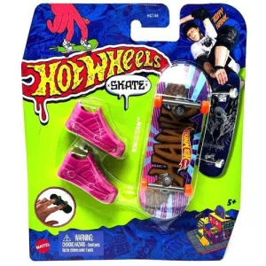 Wingstorm Hot Wheels Skate Fingerboard and Shoes