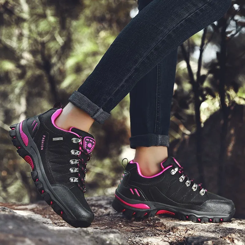 Women' outdoor sporty anti-skid breathable stable hiking sneakers